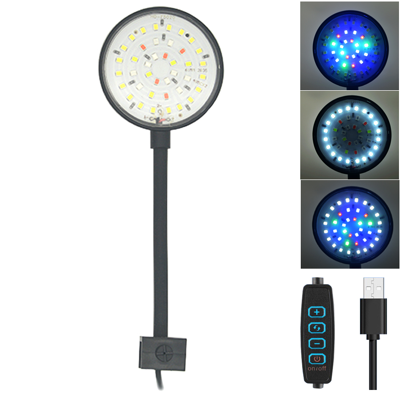 Aquarium Plant Iron - Lámpara LED USB para acuario, decoración