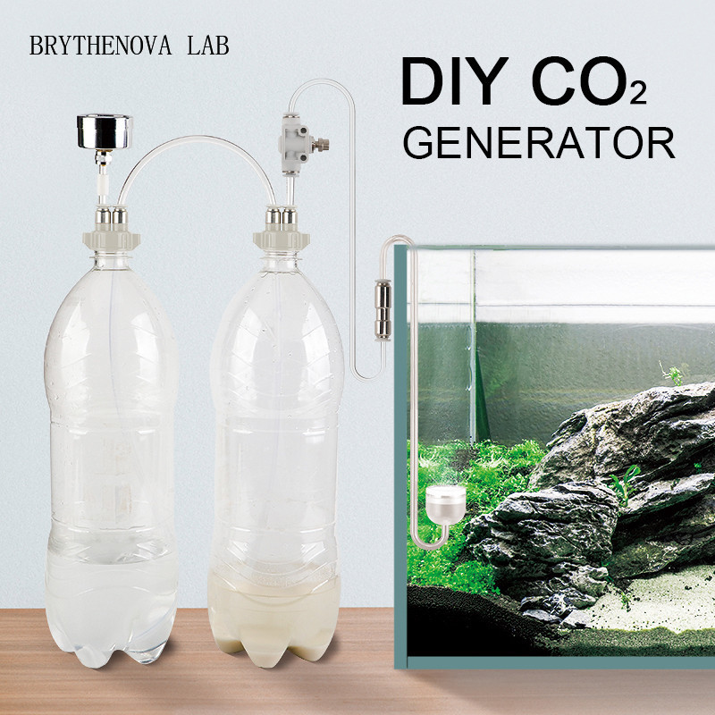 Planted Aquarium Tank Kit - Generador de CO2 para Acuarios Plantados,