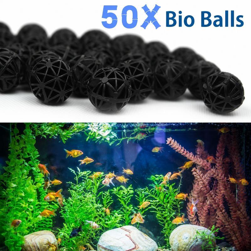 Aquarium Plant Fertilizer - 50 Piezas de Bolas Bio de