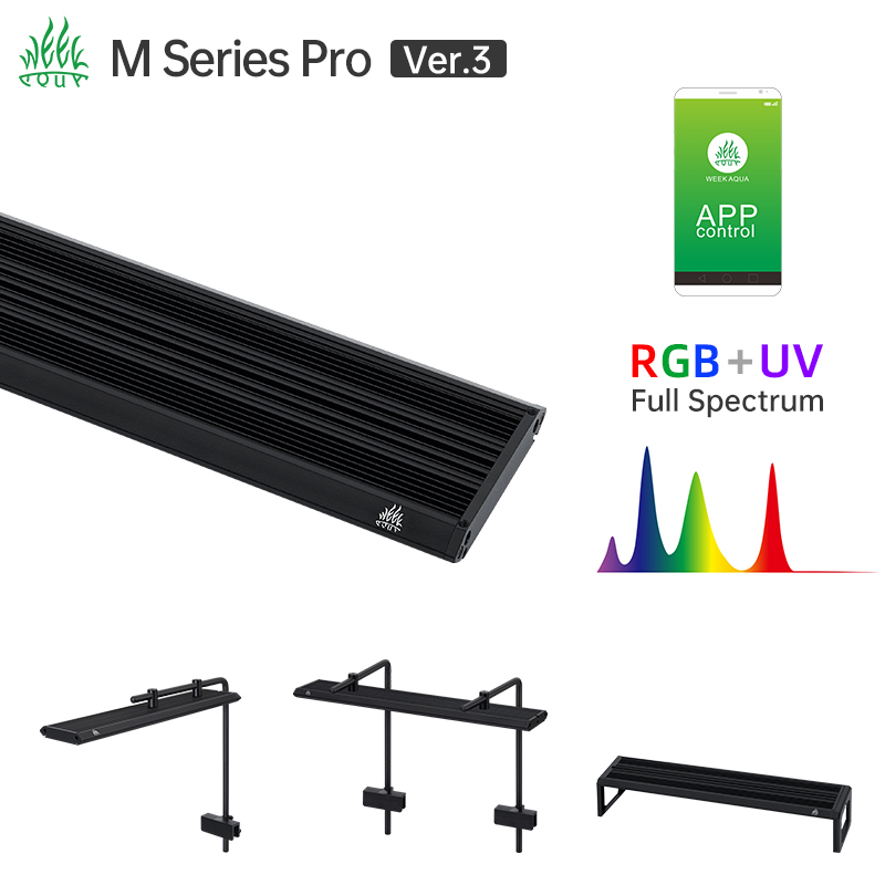 Aquarium Plant Iron - Lámpara LED RGB UV para Acuario