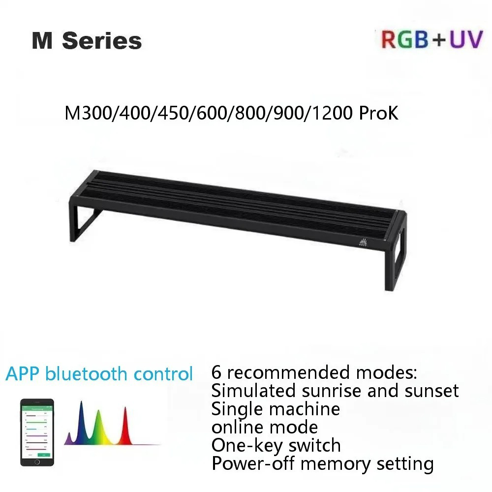 Aquarium Plant Grow Light - Lámpara LED Inteligente para Plantas de