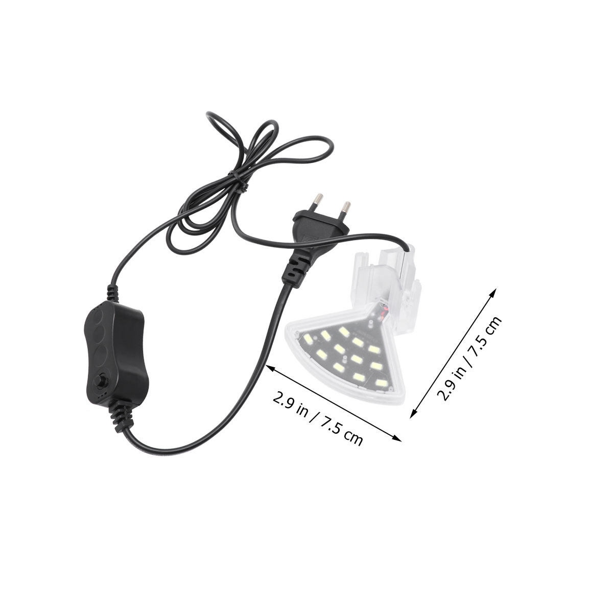 Aquarium Planted Tank Light - Lámpara LED para Acuario con Clip,