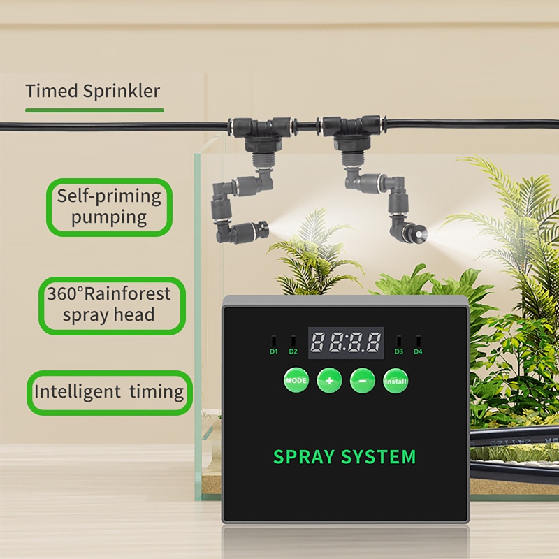 Planted Aquarium Tank Kit - Sistema de Pulverización Inteligente para Plantas