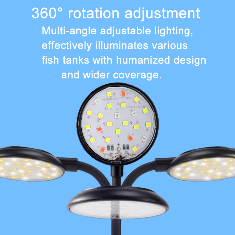 Lámpara LED USB para acuario,  - Aquarium Plant Grow Light reseña y precio