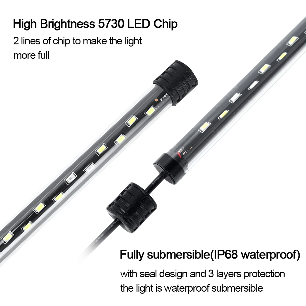 Luz LED para acuario, lámpara  - Aquarium Plant Iron reseña y precio