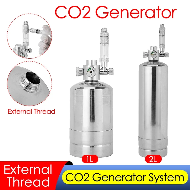 Kit de sistema generador de CO - Planted Aquarium Tank Kit reseña y precio