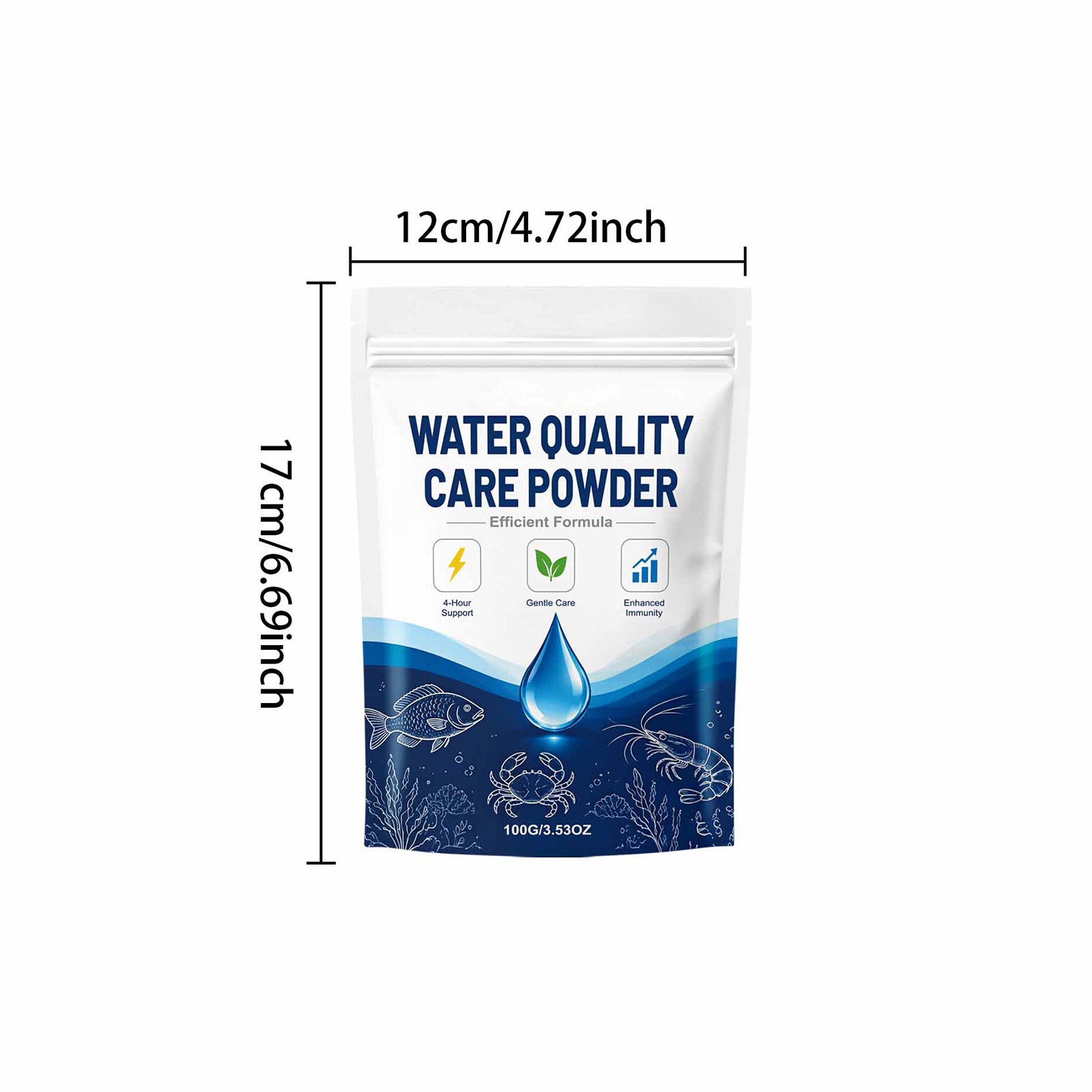 1/2/3/5PCS Polvo Clarificador  - Aquarium Plant Fertilizer reseña y precio