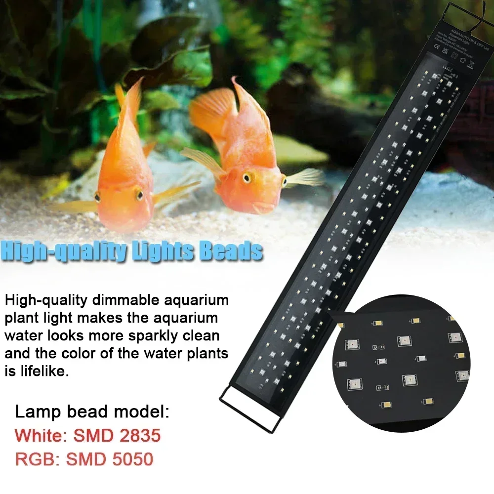 Luz LED para acuario impermeab - Aquarium Plant Iron reseña y precio