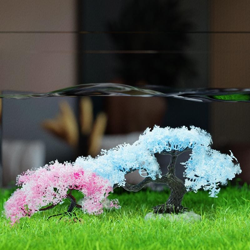 Planta Artificial de Plástico  - Planted Aquarium For Sale reseña y precio