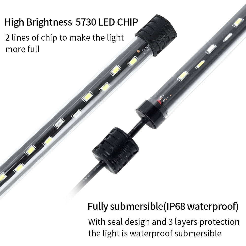 Luz LED para acuario de 90-260 - Aquarium Plant Iron reseña y precio
