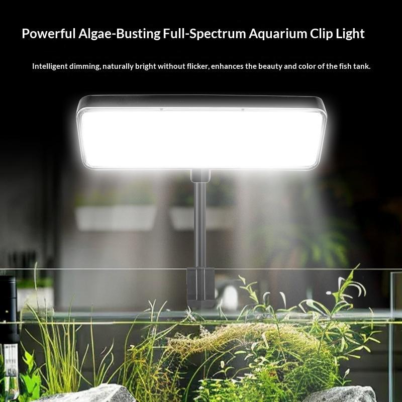 Luz LED de espectro completo p - Aquarium Plant Grow Light reseña y precio